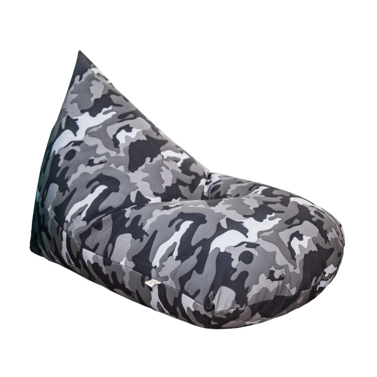 Puf bean bag camouflage, impermeabil