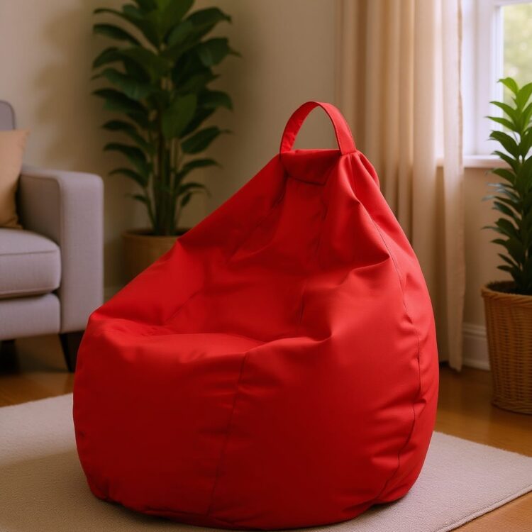 Fotoliu Puf Bean Bag ROSU XXL